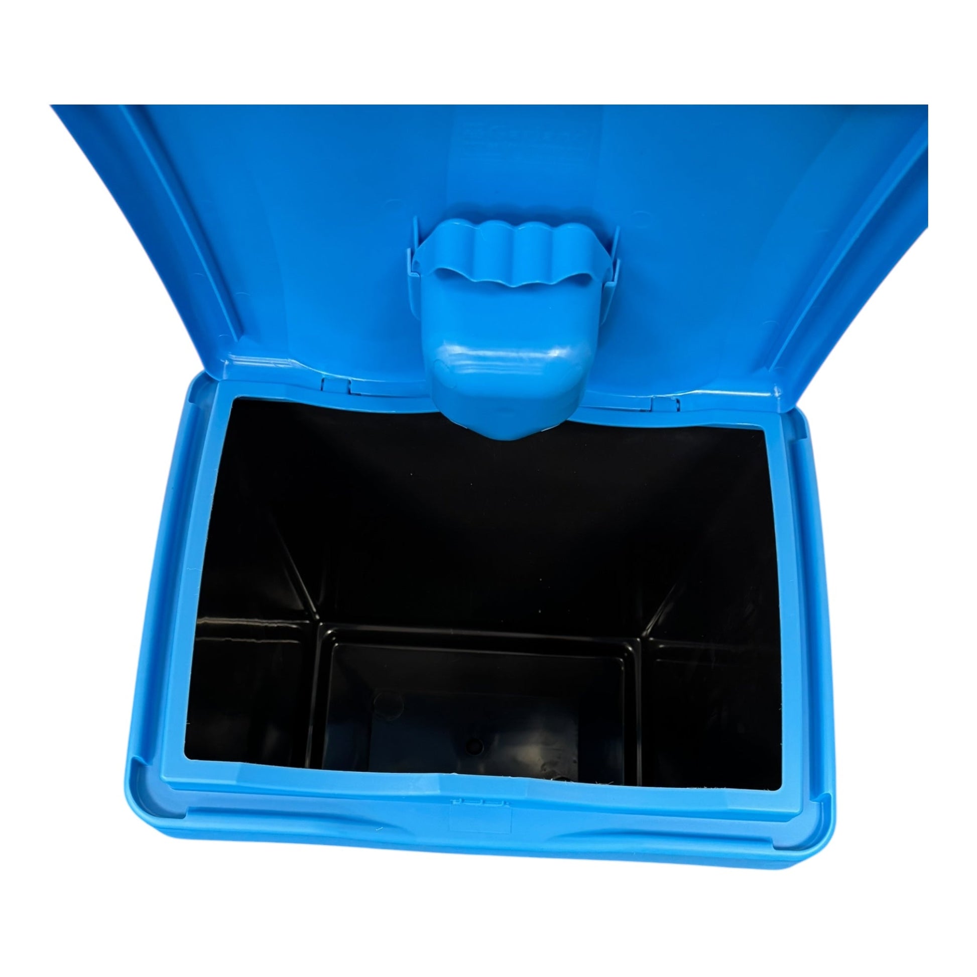30 Litre Recycling Bin with Blue Swing Lid & Paper and Card Sticker Included - Premium Bins from Chabrias Ltd - Just £29.99! Shop now at Chabrias Ltd