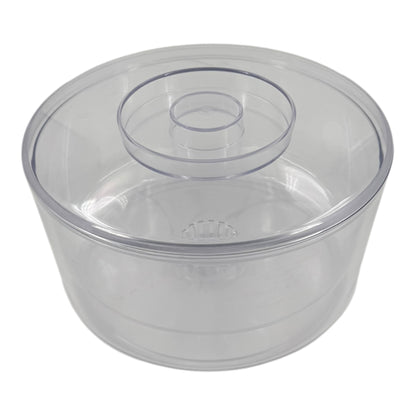 10 Litre Plastic Ice Bucket With Lid & Removable Draining Liner Clear - Premium Home from Chabrias Ltd - Just £18.99! Shop now at Chabrias Ltd