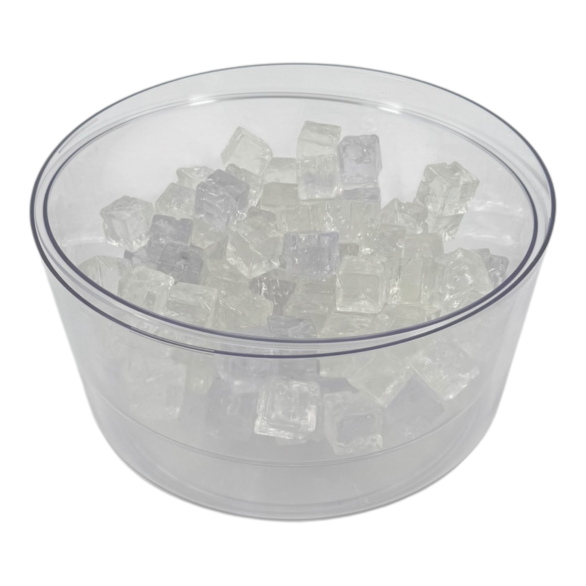 10 Litre Plastic Ice Bucket With Lid & Removable Draining Liner Clear - Premium Home from Chabrias Ltd - Just £18.99! Shop now at Chabrias Ltd