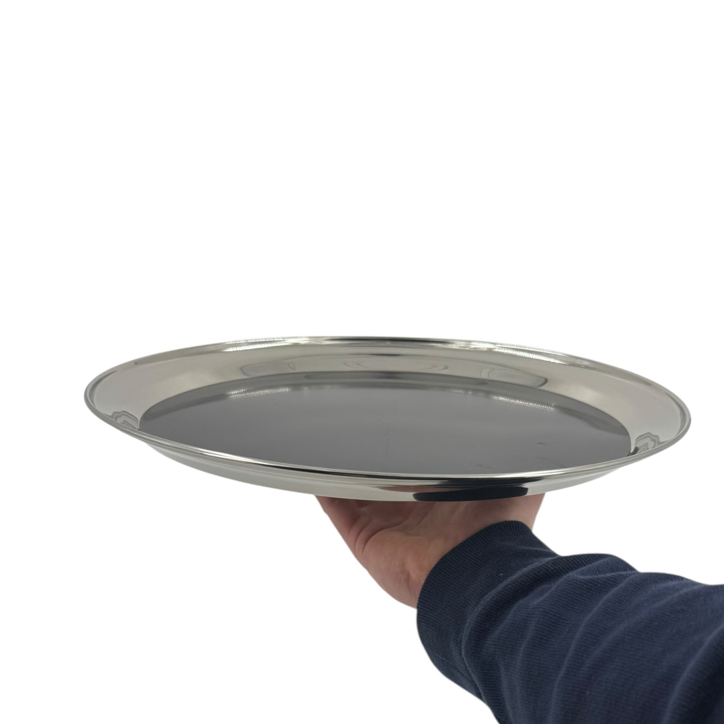 Stainless Steel Non-Slip Bar Tray, 14 Inch - Premium Home from Chabrias Ltd - Just £14.99! Shop now at Chabrias Ltd
