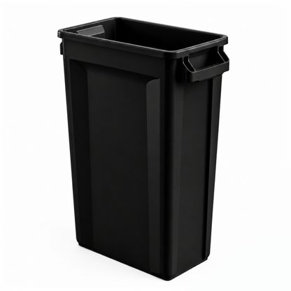 87 Litre Black Slim Bin Commercial Waste & Recycling Bin