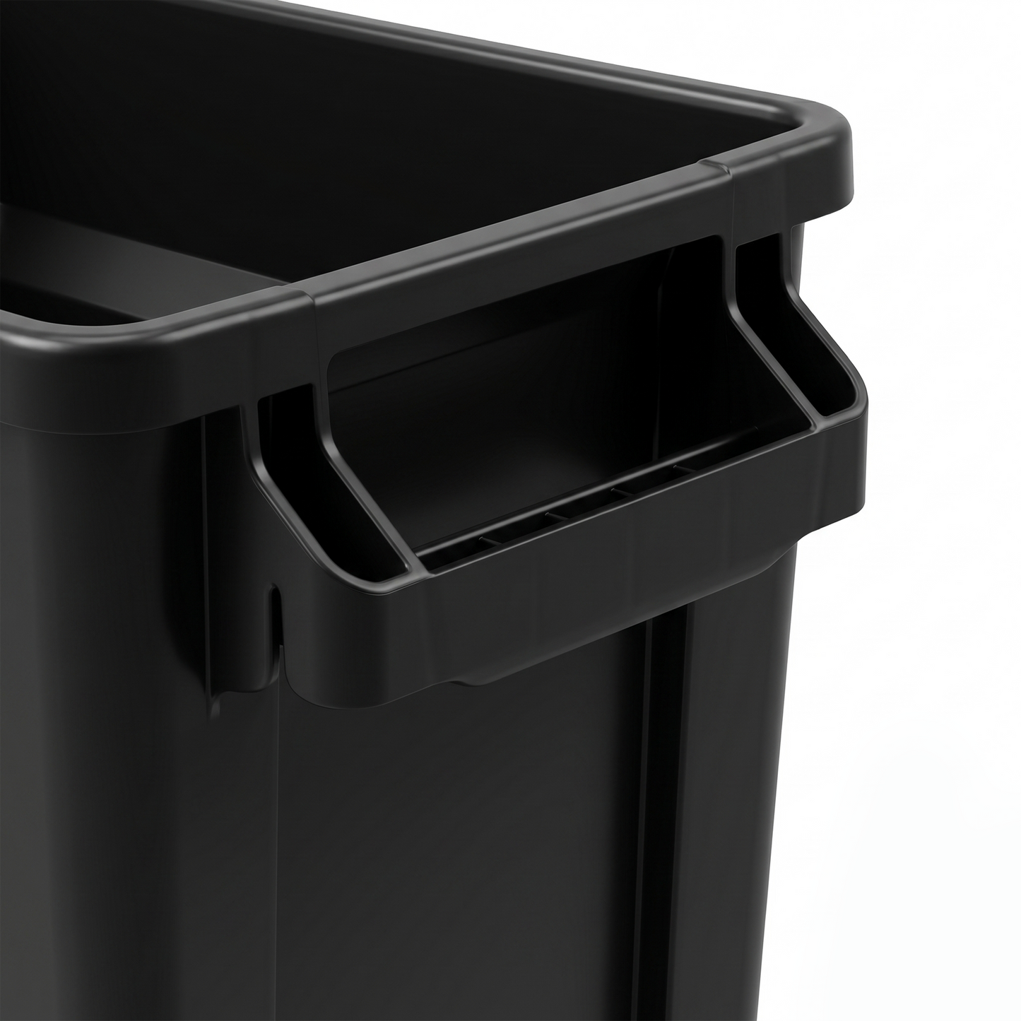 87 Litre Black Slim Bin Commercial Waste & Recycling Bin