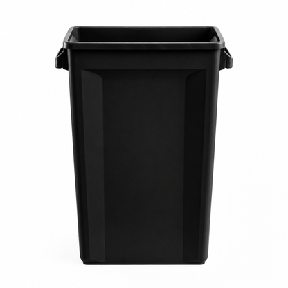 87 Litre Black Slim Bin Commercial Waste & Recycling Bin
