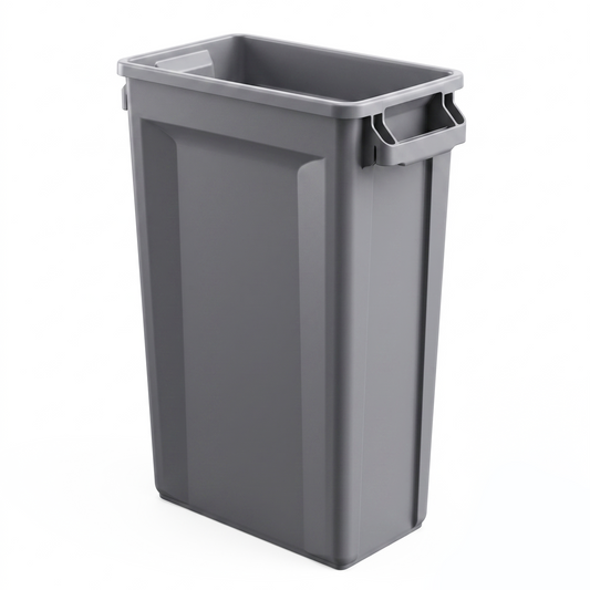 87 Litre Grey Slim Bin Commercial Waste & Recycling Bin