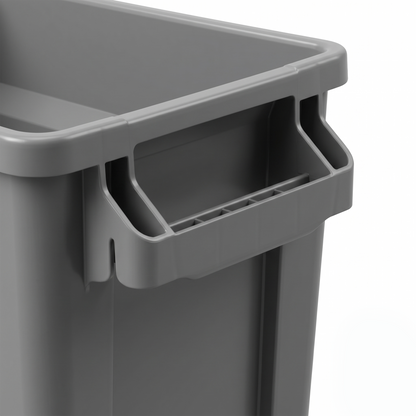 87 Litre Grey Slim Bin Commercial Waste & Recycling Bin