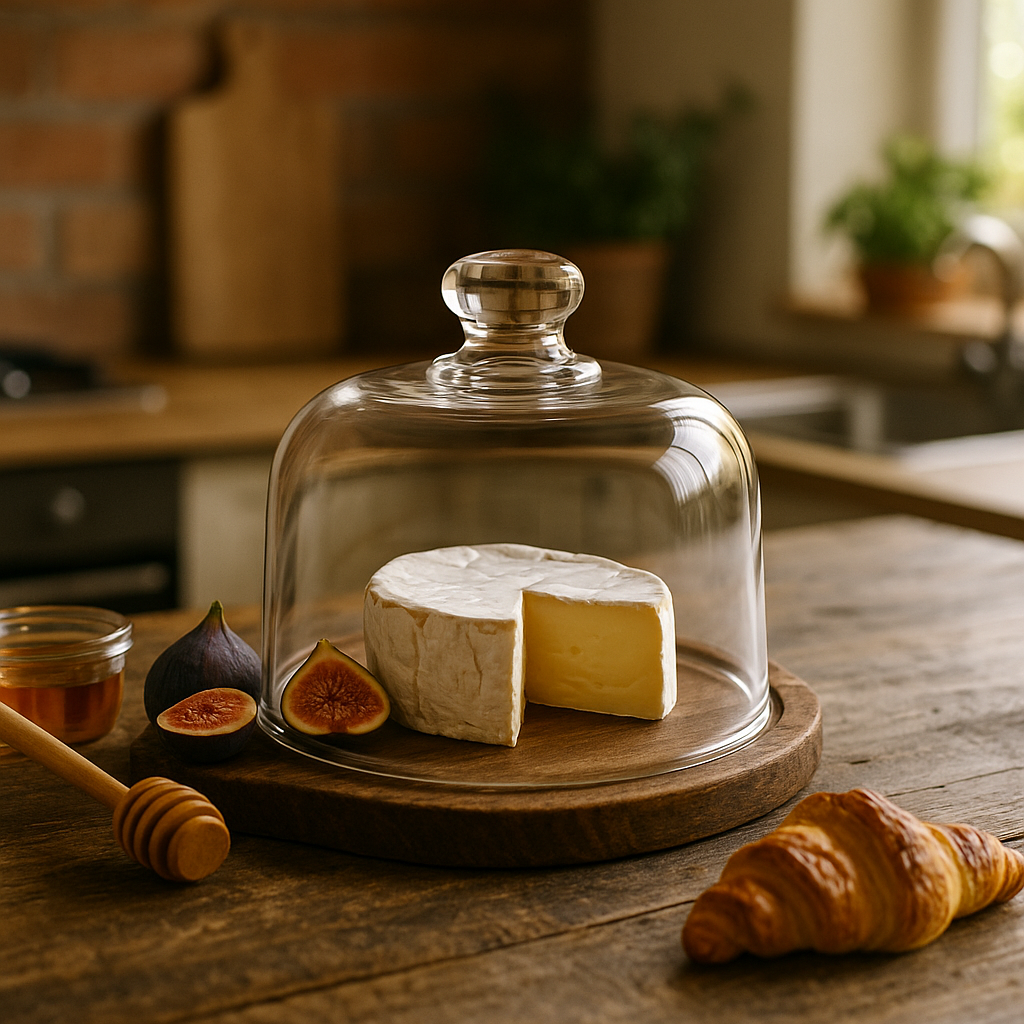 Glass Cheese Dome, 135 x 165mm - Premium Glassware from Chabrias Ltd - Just £19.99! Shop now at Chabrias Ltd