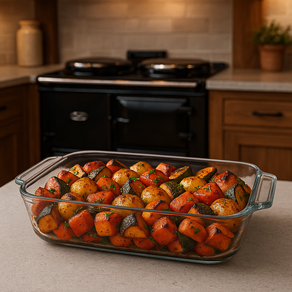 Chabrias 4.8 Quart Rectangular Glass Baking Dish (1 Piece, Tempered Tough, Dishwasher Safe) - Premium Kitchen from Chabrias Ltd - Just £28.49! Shop now at Chabrias Ltd