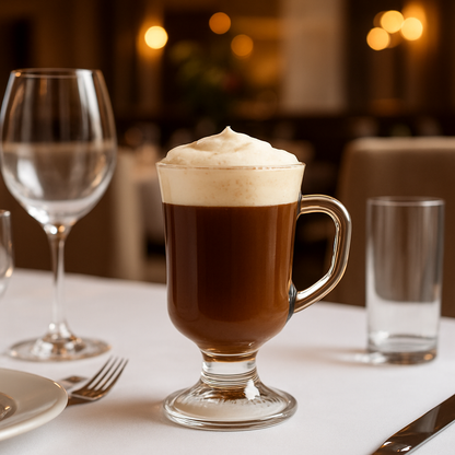 Irish Coffee Glass Mugs, 8oz (4 pack) - Premium Kitchen from Chabrias Ltd - Just £12.99! Shop now at Chabrias Ltd