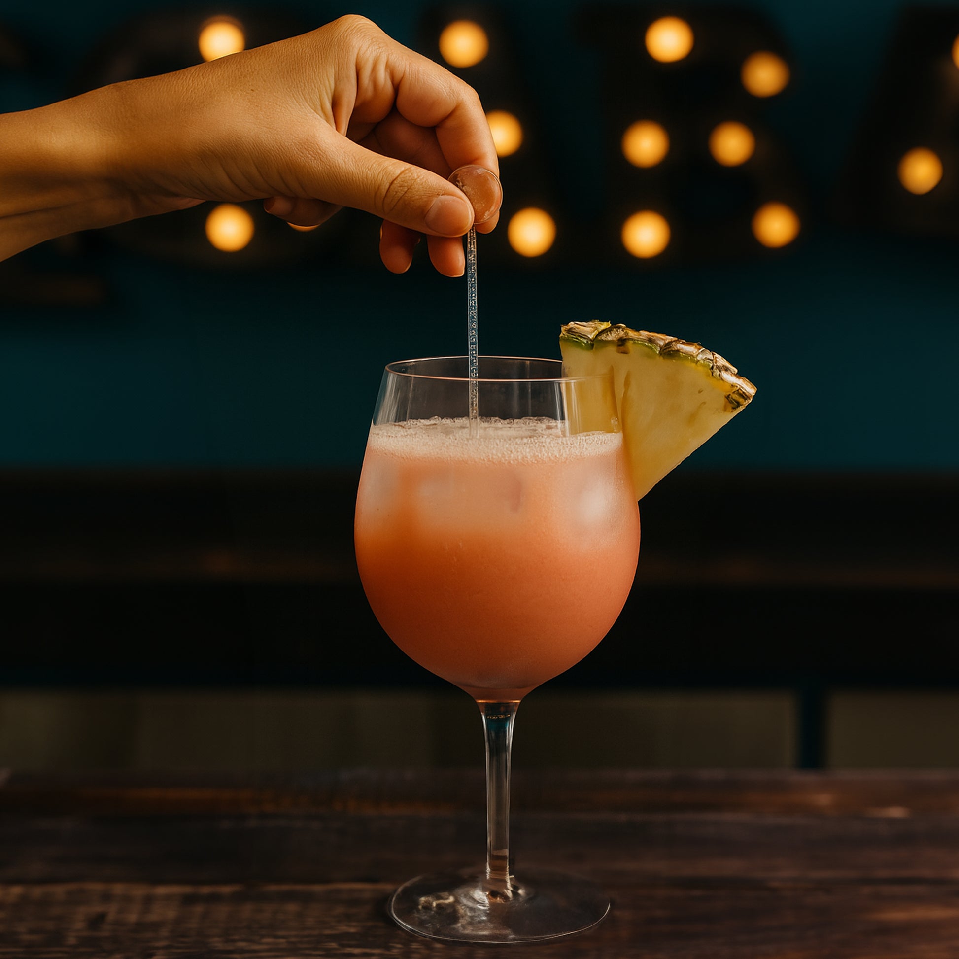 Clear UK Made Reusable Plastic Cocktail Disk Stirrers With Bubble Effect Stem - Premium Quality Stir Sticks for Mixing and Garnishing Drinks - Premium Kitchen from Chabrias Ltd - Just £8.54! Shop now at Chabrias Ltd