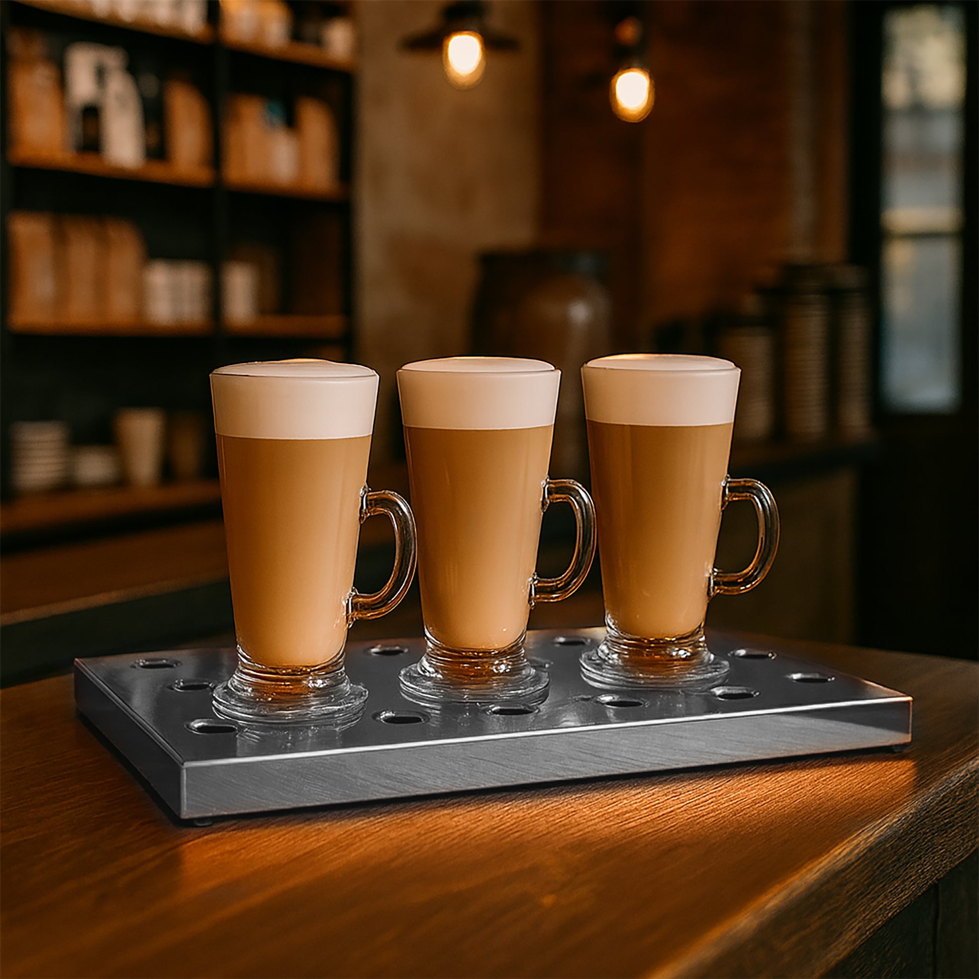 Polished Bar Drip Tray Rectangular Spill Tray for Home Bars, Pubs & Drink Stations - Premium Home from Chabrias Ltd - Just £29.99! Shop now at Chabrias Ltd