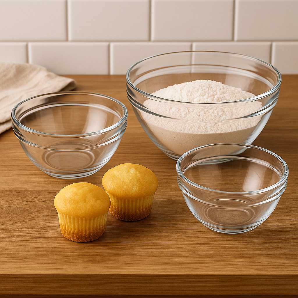 Mixing Bowl Set, 3 Piece - Premium Home from Chabrias Ltd - Just £22.99! Shop now at Chabrias Ltd