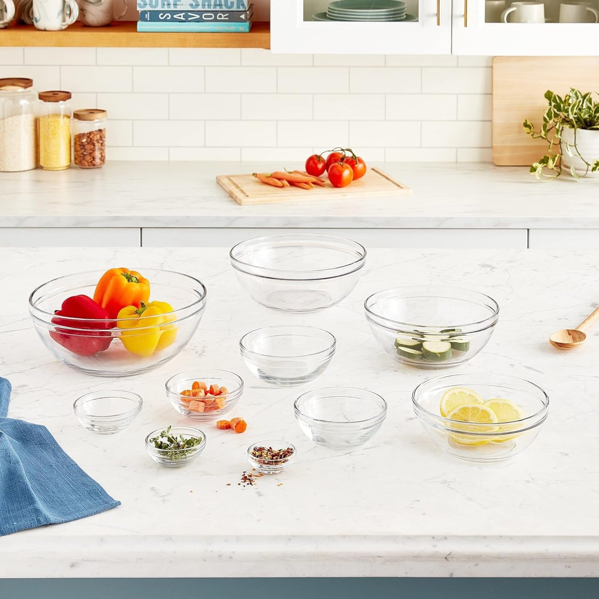 Mixing Bowl Set, 10 Piece - Premium  from Chabrias Ltd - Just £37.99! Shop now at Chabrias Ltd