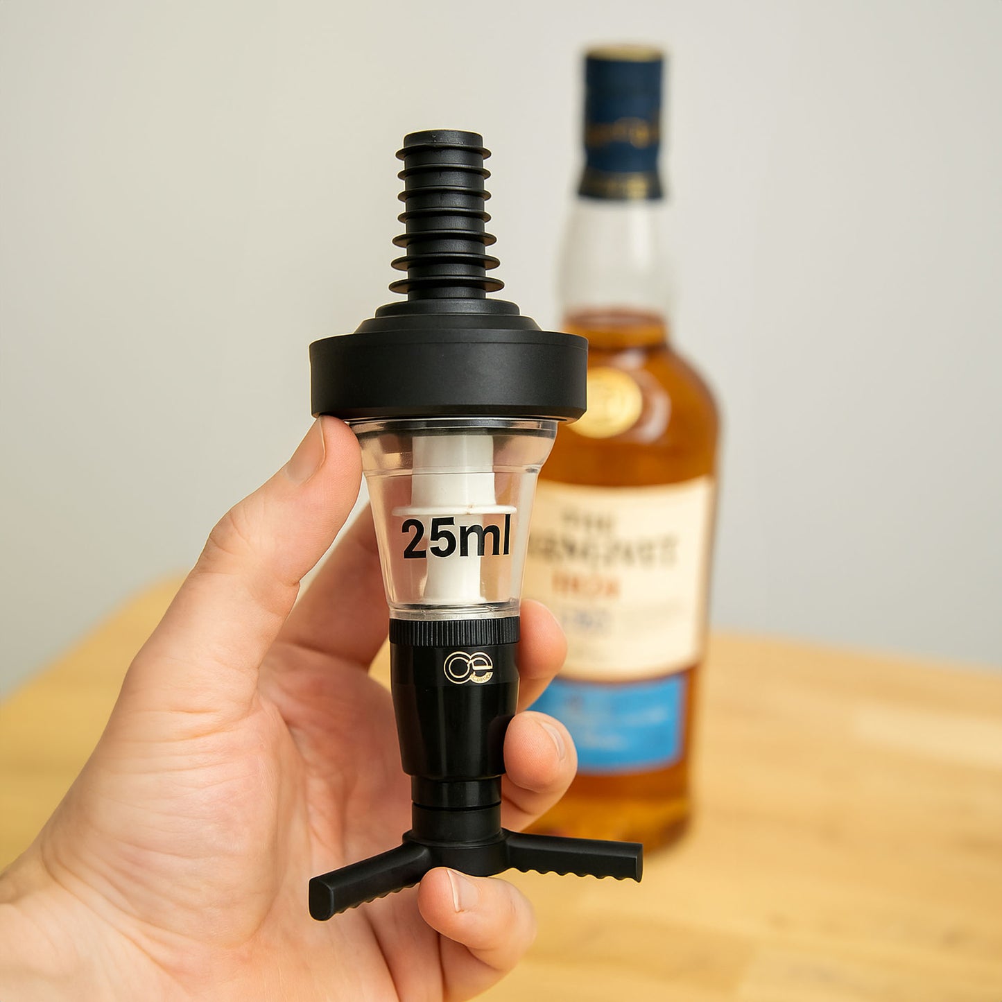 25ml Bar Optic Measure, Traditional Spirit Dispenser