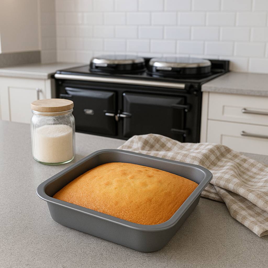 Non-Stick Square Sandwich Cake Tin, 10" (2 Piece) - Premium Kitchen from Chabrias Ltd - Just £13.99! Shop now at Chabrias Ltd