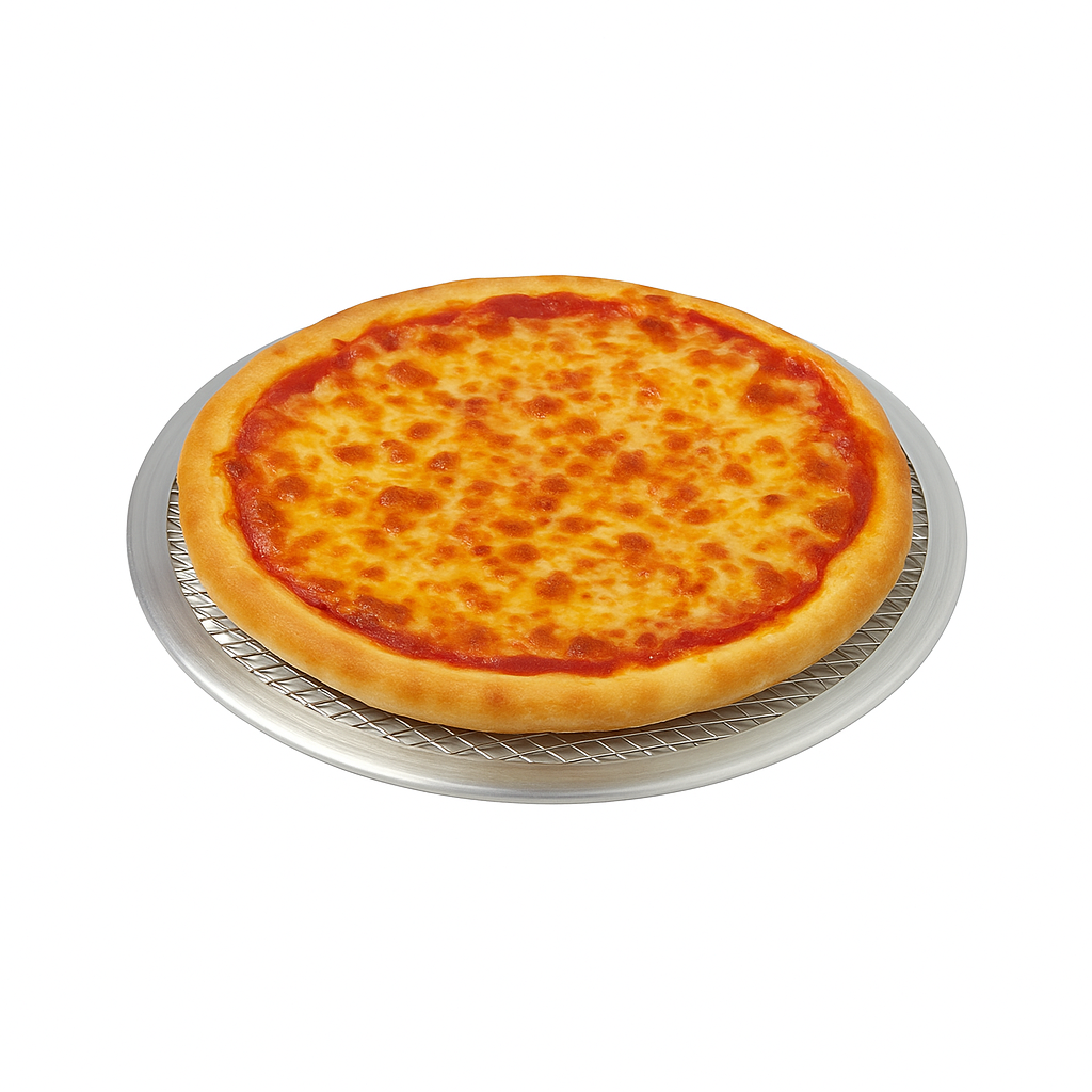 Aluminium Mesh Pizza Tray, 8" - Premium Kitchen from Chabrias Ltd - Just £4.99! Shop now at Chabrias Ltd