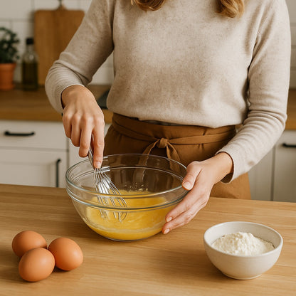Mixing Bowl Batter Bowl, 2.5L - Premium Home from Chabrias Ltd - Just £8.99! Shop now at Chabrias Ltd