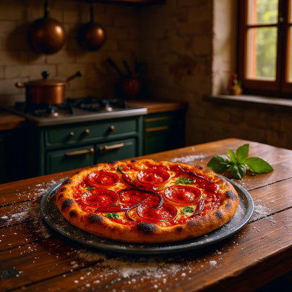 Non-Stick Oven Pizza Crisper, 33cm (2 piece) - Premium Home from Chabrias Ltd - Just £8.99! Shop now at Chabrias Ltd