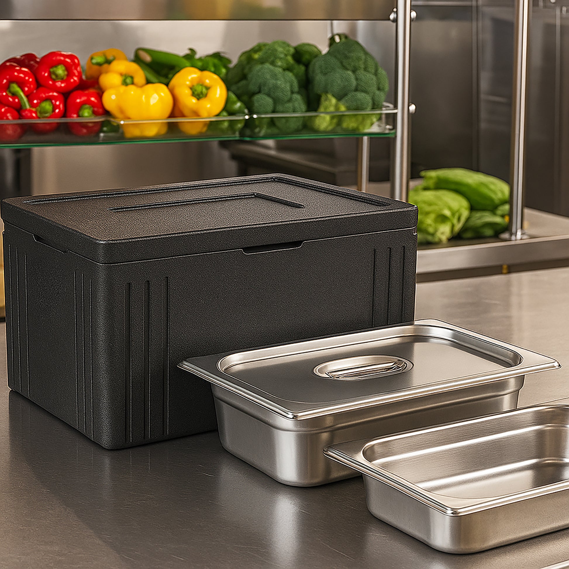 EPP Economic Food Delivery Insulated Thermal Box - 45 Litre - Professional Catering-Grade Hot & Cold Transport - Premium Food Storage Boxes from Chabrias Ltd - Just £37.99! Shop now at Chabrias Ltd