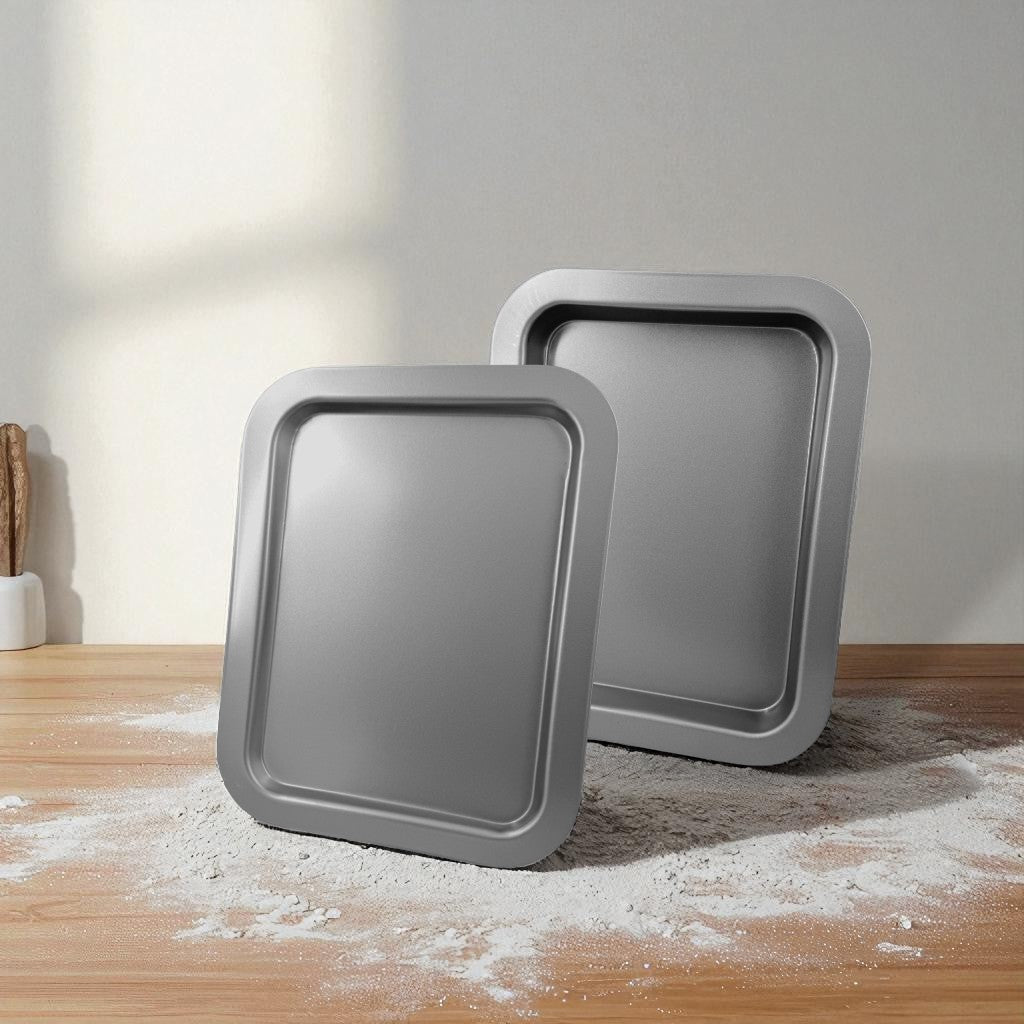 Non-Stick Roasting Baking Oven Set, 36cm (2 piece) - Premium Home from Chabrias Ltd - Just £14.99! Shop now at Chabrias Ltd