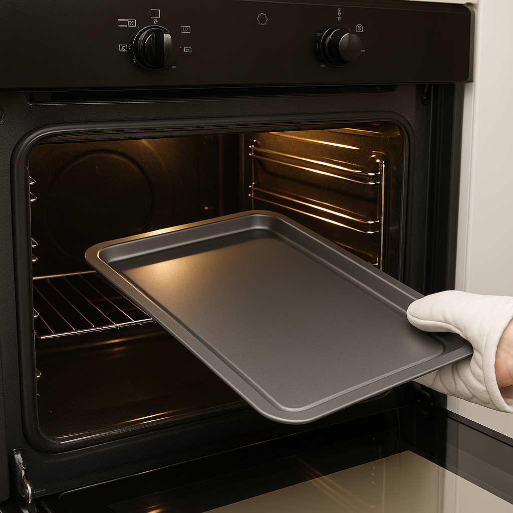 Non-Stick Oven Baking Tray Extra Large, 43cm - Premium Kitchen from Chabrias Ltd - Just £9.99! Shop now at Chabrias Ltd