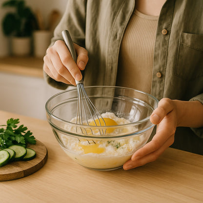 Mixing Bowl Batter Bowl, 2.5L - Premium Home from Chabrias Ltd - Just £8.99! Shop now at Chabrias Ltd