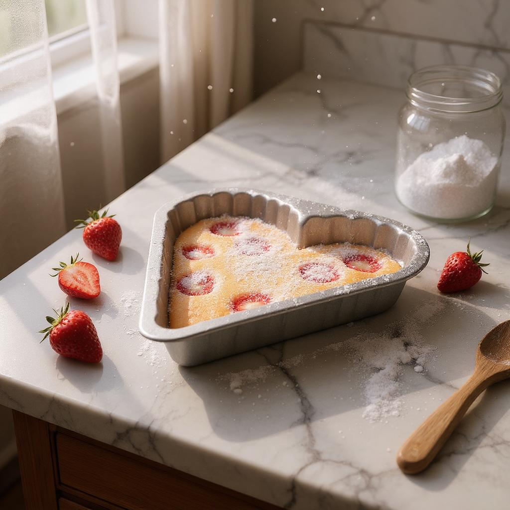 Non-Stick Heart Sandwich Cake Tin, 8" (2 Piece) - Premium Home from Chabrias Ltd - Just £9.99! Shop now at Chabrias Ltd