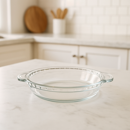 Mini Pie Plate with Handles Glass, (6 pack) - Premium Kitchen from Chabrias Ltd - Just £19.99! Shop now at Chabrias Ltd