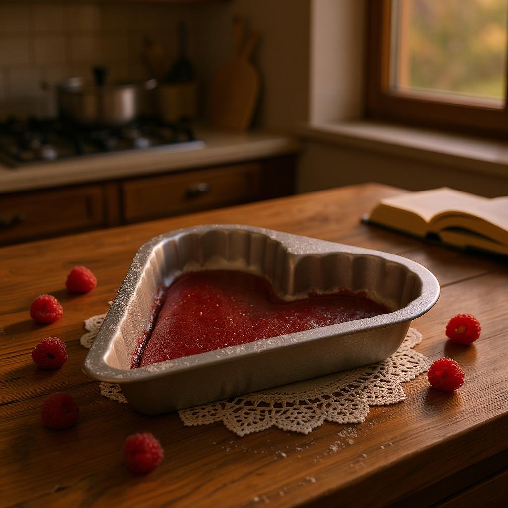 Non-Stick Heart Sandwich Cake Tin, 8" (2 Piece) - Premium Home from Chabrias Ltd - Just £9.99! Shop now at Chabrias Ltd