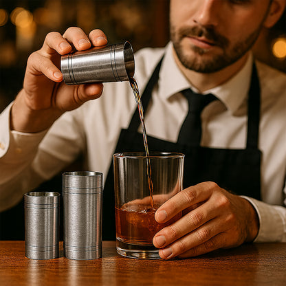 Stainless Steel Thimble Wine Measure 125ml, 175ml, 250ml, Drinks Measure, Government Stamped - Premium Kitchen from Chabrias Ltd - Just £14.99! Shop now at Chabrias Ltd