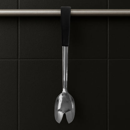 Le Buffet Salad Fork – Stainless Steel with Heat-Resistant Handle (Black) - Premium Kitchen from Chabrias Ltd - Just £7.99! Shop now at Chabrias Ltd