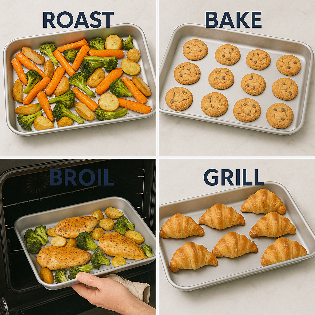 Professional Aluminium Baking Dish, 14" - Premium Home from Samuel Groves - Just £16.99! Shop now at Chabrias Ltd