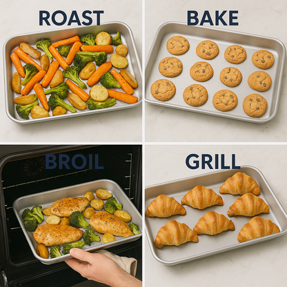 Professional Aluminium Baking Dish, 14" - Premium Home from Samuel Groves - Just £16.99! Shop now at Chabrias Ltd