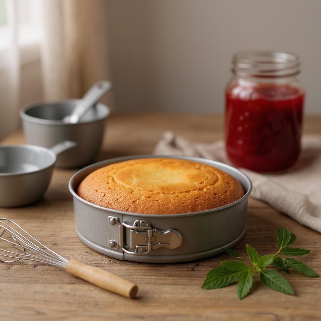 Non-Stick Springform Sandwich Cake Tin Set, 20 & 23cm - Premium Kitchen from Chabrias Ltd - Just £14.99! Shop now at Chabrias Ltd