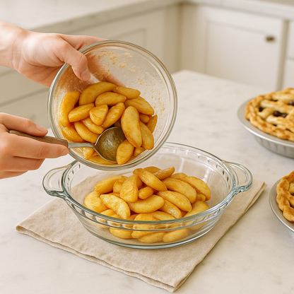 Mini Pie Plate with Handles Glass, (6 pack) - Premium Kitchen from Chabrias Ltd - Just £19.99! Shop now at Chabrias Ltd