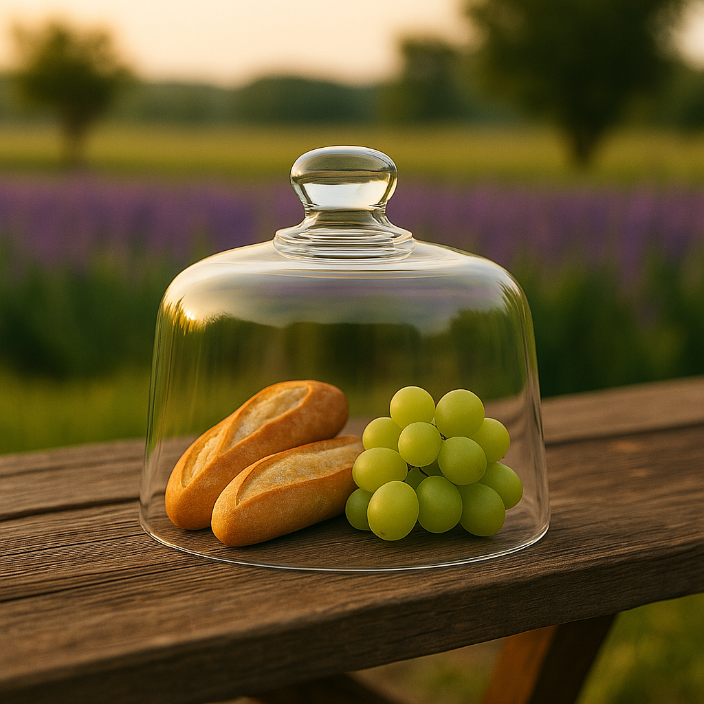 Glass Cheese Dome, 135 x 165mm - Premium Glassware from Chabrias Ltd - Just £19.99! Shop now at Chabrias Ltd