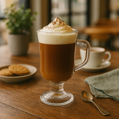 Anchor Hocking 69738 Glass Irish Coffee Mugs Cup - Tea Cups Coffee Mocha Mugs (4 pack) by Chabrias ltd, 8 fluid ounces - Premium Kitchen from Anchor Hocking - Just £12.34! Shop now at Chabrias Ltd