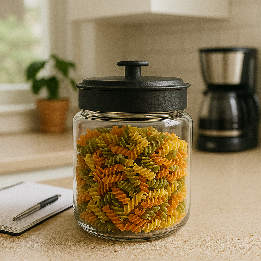 Montana Jar with Black Metal Lid, 1.5 Gallon - Premium Home from Chabrias Ltd - Just £29.99! Shop now at Chabrias Ltd