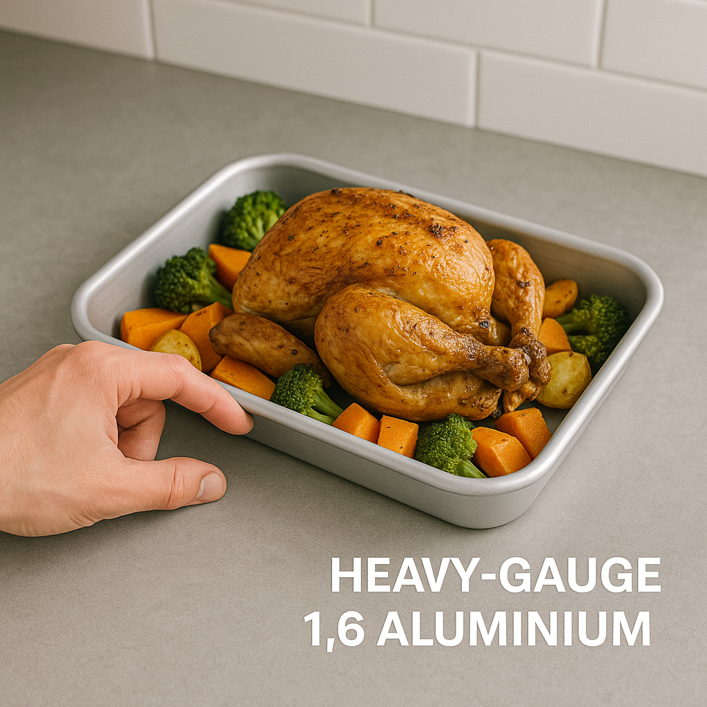 Professional Aluminium Baking Dish, 14" - Premium Home from Samuel Groves - Just £10.99! Shop now at Chabrias Ltd