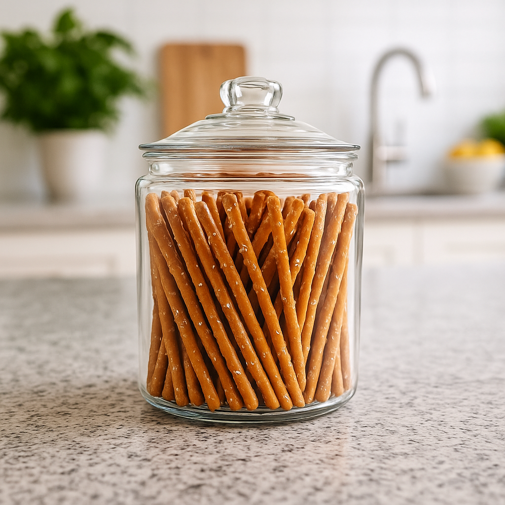 Glass Heritage Hill Jar, 2L (2 pack) - Premium Home from Chabrias Ltd - Just £29.99! Shop now at Chabrias Ltd