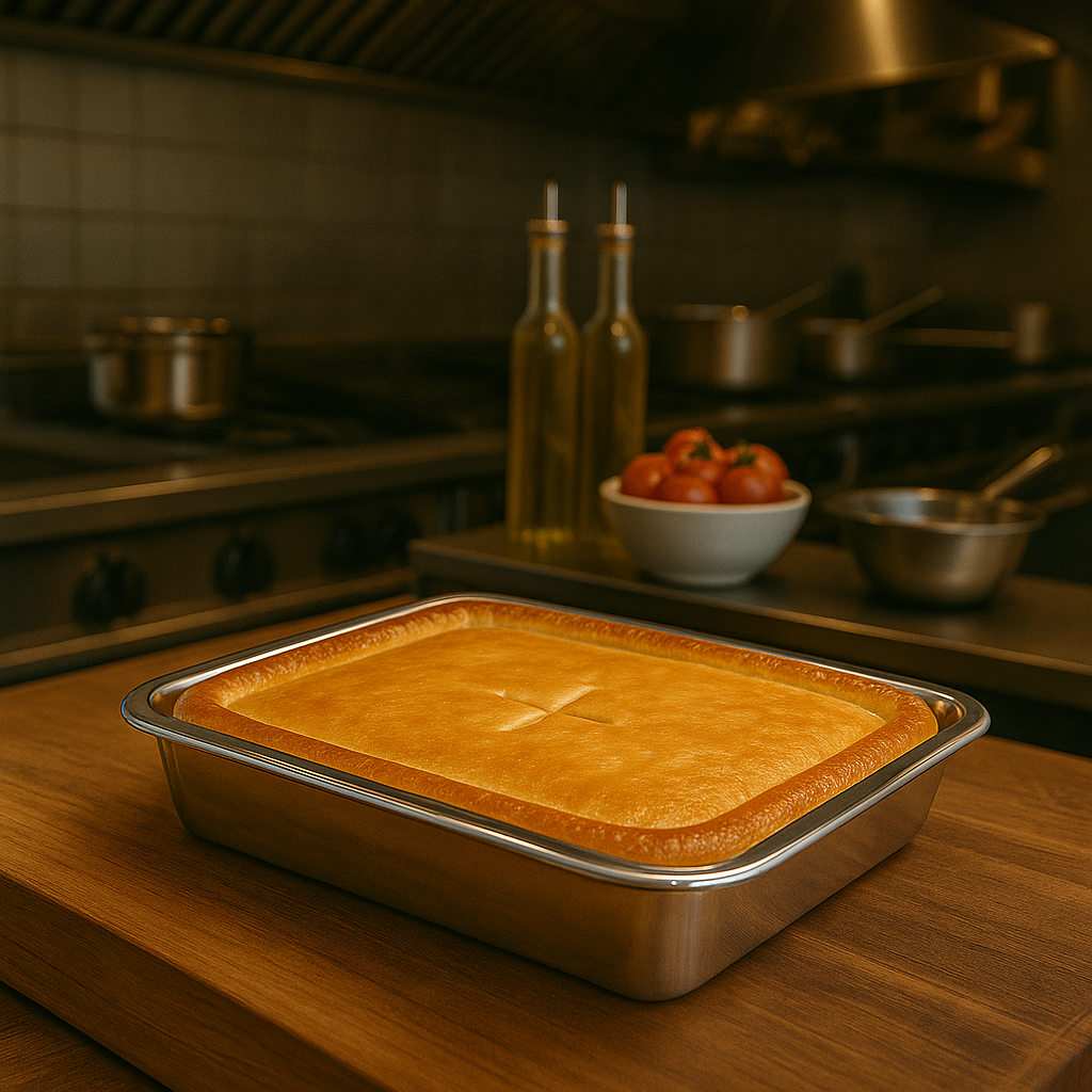 Aluminium Pie Dish – Heavy-Duty, Commercial Grade, 10" (254 x 191 x 44 mm) - Premium Home from Chabrias Ltd - Just £14.99! Shop now at Chabrias Ltd