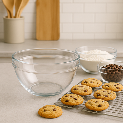 Mixing Bowl Batter Bowl, 2.5L - Premium Home from Chabrias Ltd - Just £8.99! Shop now at Chabrias Ltd