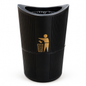 94 Litre Outdoor Litter Bin with Galvanised Steel Liner - Heavy Duty Weatherproof Public Street Waste Bin - UK Made