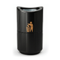 94 Litre Outdoor Open Litter Bin with Galvanised Steel Liner - Heavy Duty Weatherproof Public Street Waste Bin - UK Made
