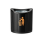 Chabrias Ltd 24 Litre Wall Mounted Outdoor Litter Bin with Galvanised Steel Liner – Weatherproof Public Waste Bin – UK Made