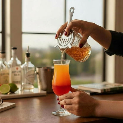 750ml Cocktail Mixing Glass & Stainless Steel Strainer Set Cocktail Accessories