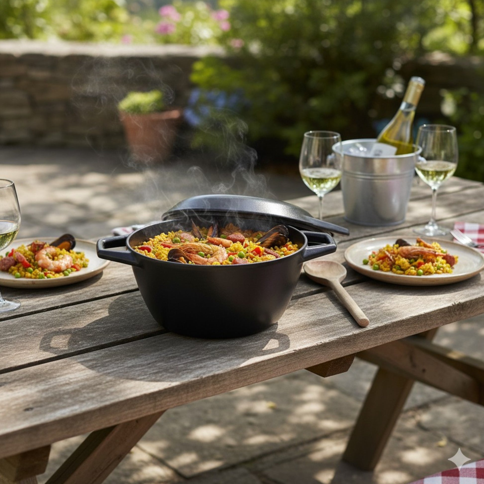 Samuel Groves Enamel Cast Iron Oval Casserole Dish with Lid – 16.5cm - Premium Kitchen from Samuel Groves - Just £39.99! Shop now at Chabrias Ltd