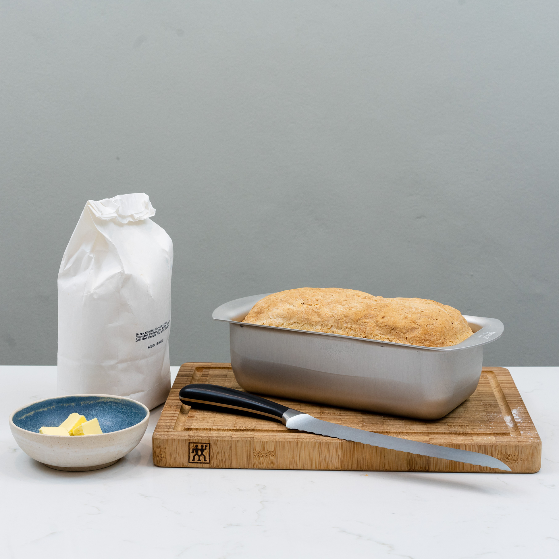 Silver Anodised Loaf Tin – 1lb – Made in England - Premium Home from Mermaid - Just £19.99! Shop now at Chabrias Ltd