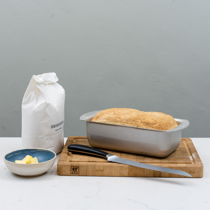 Silver Anodised Loaf Tin – 1lb – Made in England - Premium Home from Mermaid - Just £19.99! Shop now at Chabrias Ltd