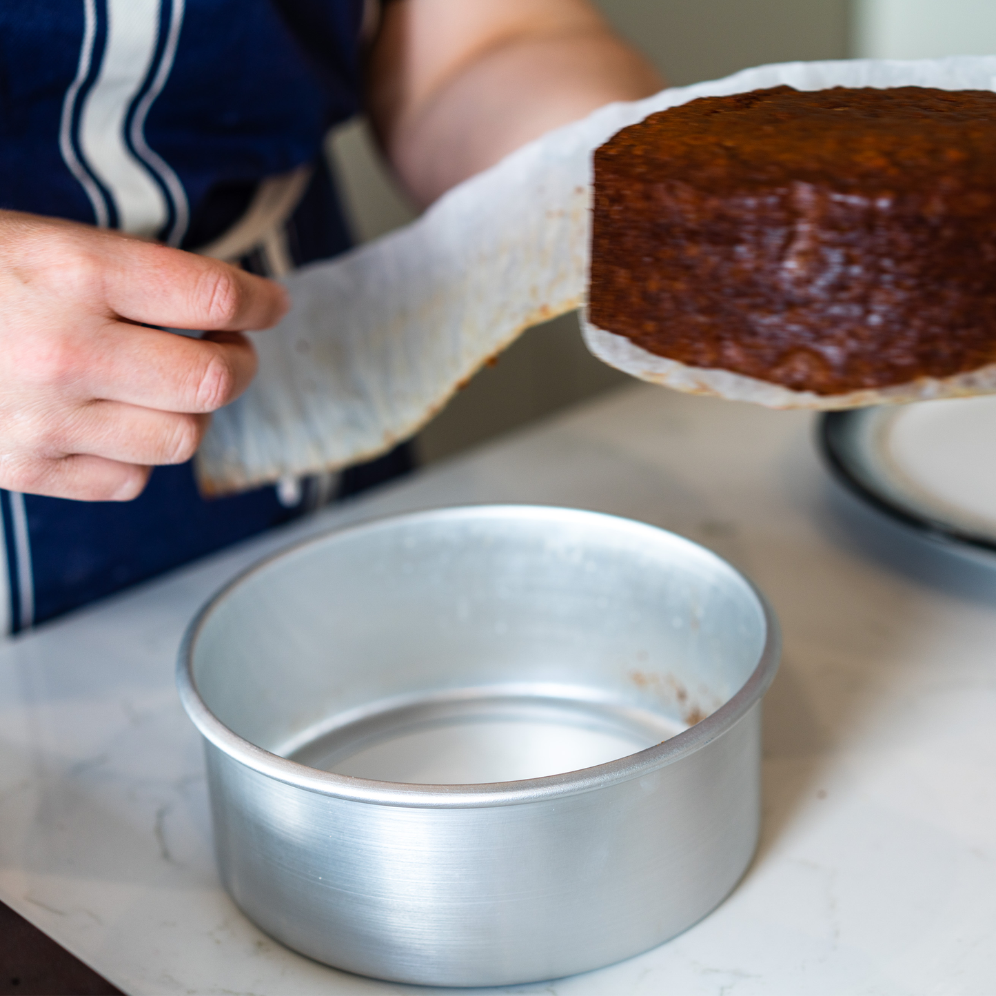 Silver Anodised Cake Tray – 6" – Fixed Base – Made in England - Premium Home from Mermaid - Just £21.99! Shop now at Chabrias Ltd