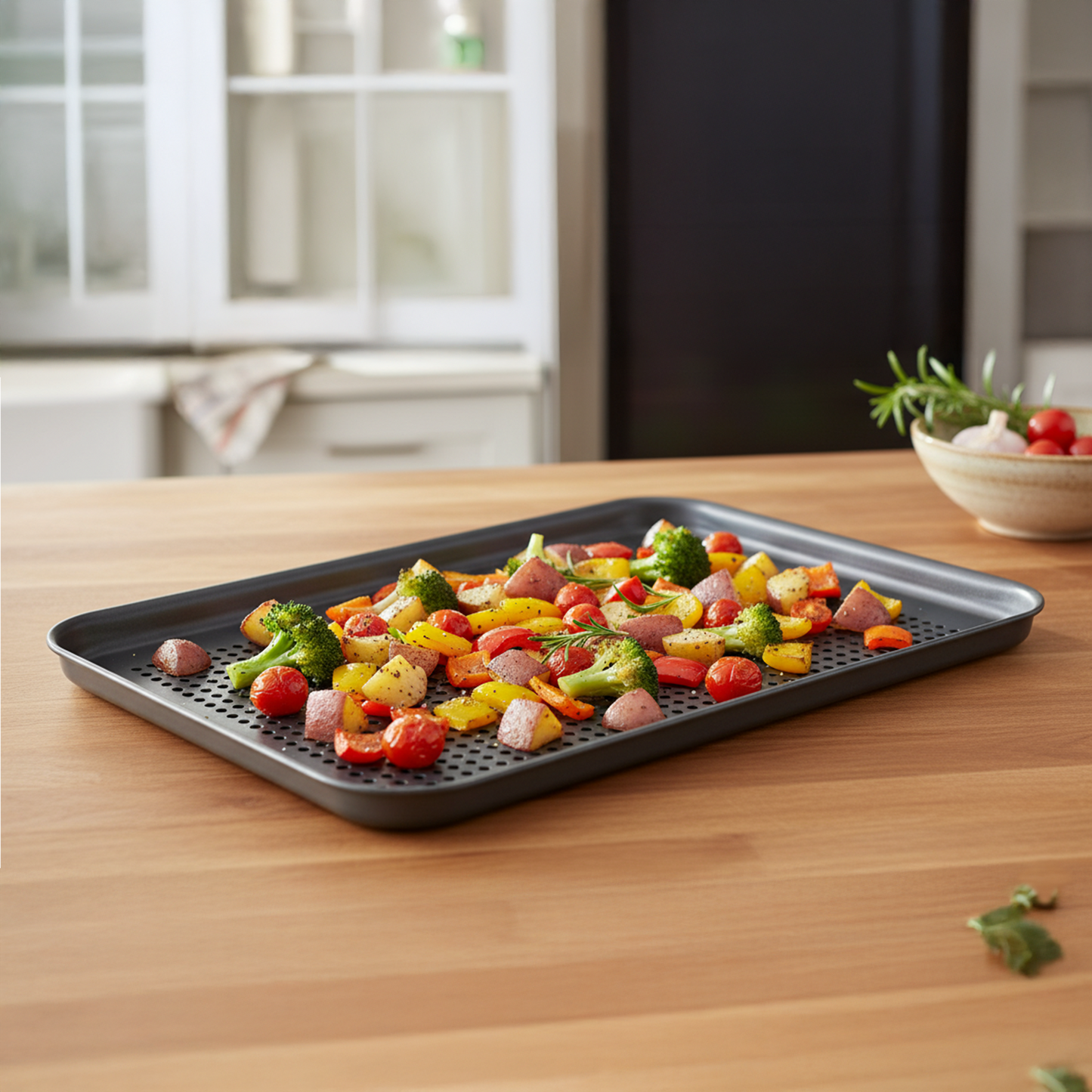 Hard Anodised Perforate Baking Tray, 14" - Premium Kitchen from Mermaid - Just £44.99! Shop now at Chabrias Ltd